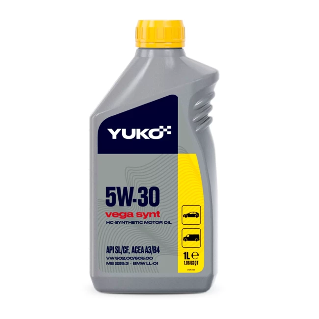 Моторное масло YUKO VEGA SYNT 5W-30 SL/CF 1л (4823110402290) Моторное масло YUKO VEGA SYNT 5W-30 SL/CF 1л (4823110402290)