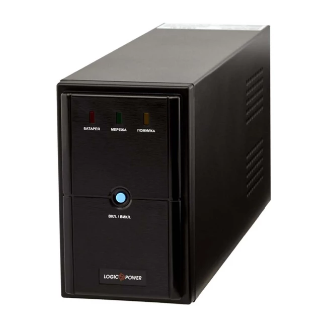 ИБП LogicPower LPM-825VA, Lin.int., AVR, 2x x евро, металл (LP3173)