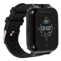Детские часы с видеозвонком AmiGo GO006 GPS 4G WIFI Black