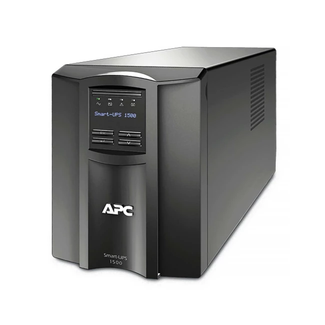 ИБП APC Smart-UPS 1500VA LCD, Lin.int., AVR, 8х IEC, SmartSlot, USB, RJ-45, металл (SMT 1500I)