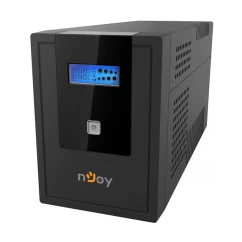 ДБЖ NJOY Cadu 2000, Lin.int., AVR, 4 x Schuko, USB, LCD, пластик