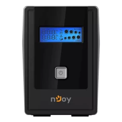 ИБП NJOY Cadu 850, Lin.int., AVR, 2 x Schuko, USB, LCD, пластик, (UPCMTLS685TCAAZ01B)