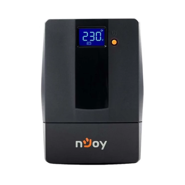 ДБЖ NJOY Horus Plus 800, Lin.int., AVR, 2x євро, USB, LCD, пластик (PWUP-LI080H1-AZ01B)