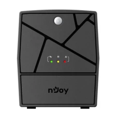 ИБП NJOY Keen 1000, Lin.int., AVR, 4 x евро, USB, пластик, (UPLI-LI100KU-CG01B)