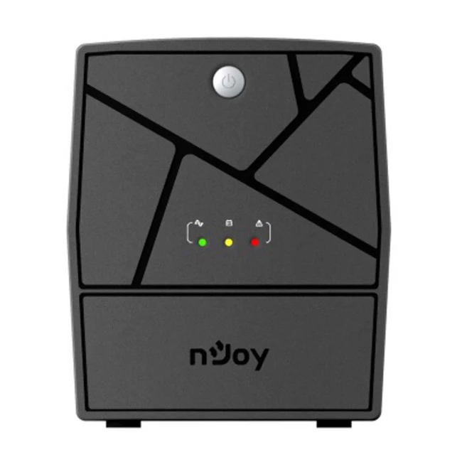ИБП NJOY Keen 1000, Lin.int., AVR, 4 x евро, USB, пластик, (UPLI-LI100KU-CG01B)