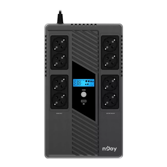ИБП Njoy Token 800 LCD (UPCSBLS680TTOAZ01B)