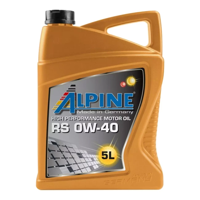 Олива моторна Alpine RS 0W-40 5л (0225-5)