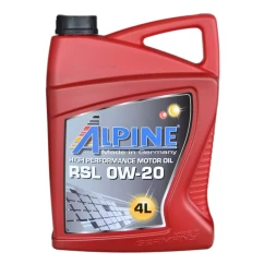 Моторна олива Alpine RSL 0W-20 4л
