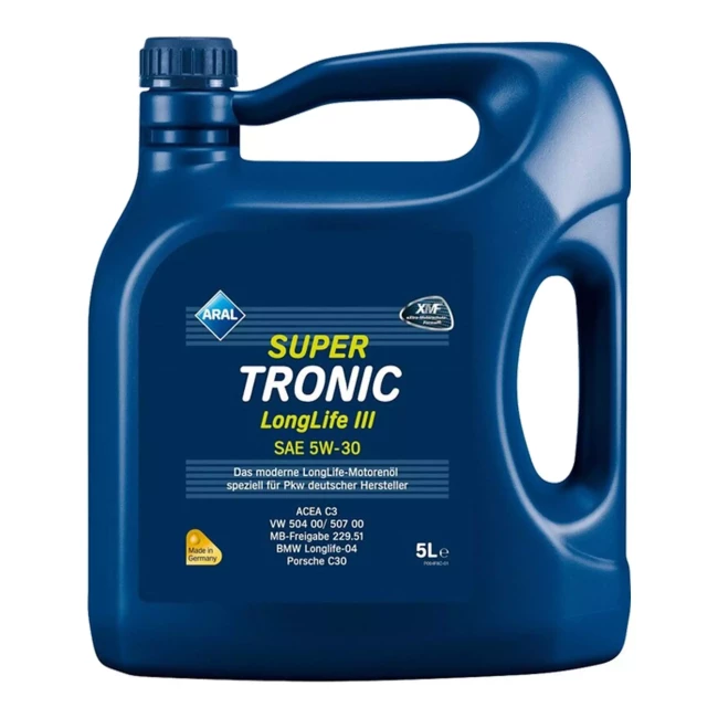 Масло моторное ARAL SuperTronic Longlife III 5W-30 5л (20475) Масло моторное ARAL SuperTronic Longlife III 5W-30 5л (20475)
