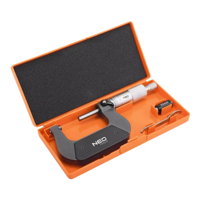Микрометр NEO TOOLS с верньером 25-50 мм (75-021) Микрометр NEO TOOLS с верньером 25-50 мм (75-021)