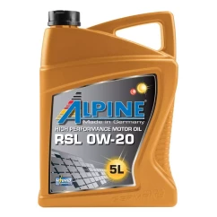 Моторное масло ALPINE 0W-20 RSL 5л