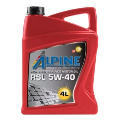 Моторное масло Alpine RSL 5W-40 5л