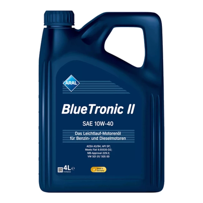 Моторное масло Aral BlueTronic II 10W-40 4л (15F075)