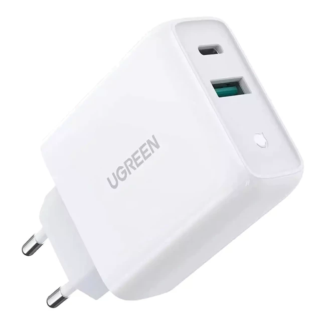 Сетевое зарядное устройство UGREEN CD170 38W USB/Type-C белый
