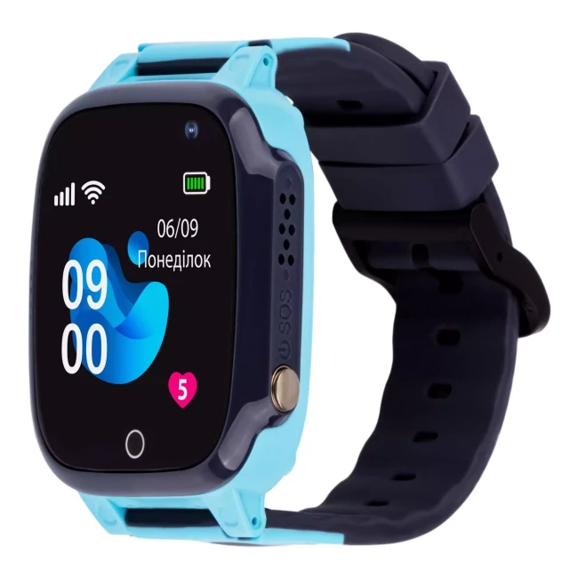 Смарт-часы для детей AmiGo GO008 MILKY GPS WIFI Blue (873292)