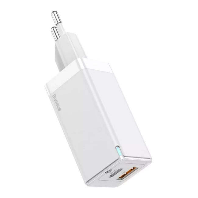 Зарядное устройство Baseus GaN2 Lite QC C+U 65W белый (CCGAN2L-B02)