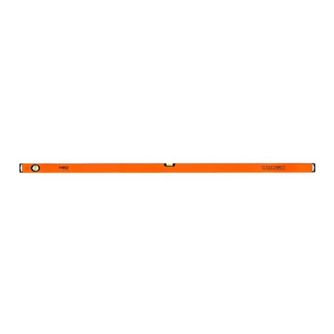 Алюминиевый спиртовой уровень NEO TOOLS, 2 колбы, 200 см (71-087) Алюминиевый спиртовой уровень NEO TOOLS, 2 колбы, 200 см (71-087)