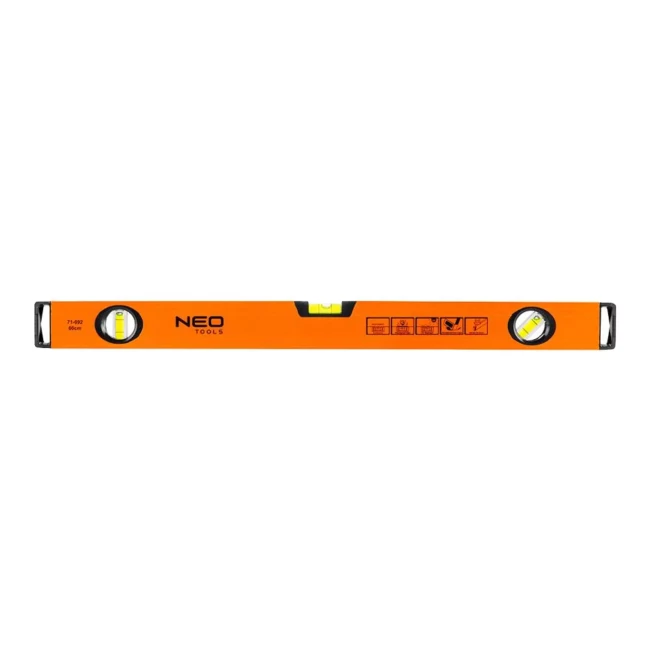 Алюминиевый спиртовой уровень NEO TOOLS, 3 колбы, 60 см (71-092)