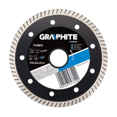 Диск алмазный GRAPHITE 115 х 22.2 мм, turbo, ультратонкий
