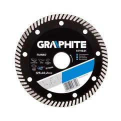 Диск алмазный GRAPHITE 125 х 22.2 мм, turbo, ультратонкий
