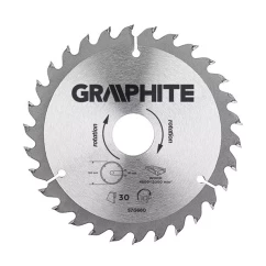 Диск отрезной GRAPHITE 160 x 30 мм, 30 зубьев