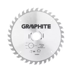 Диск отрезной GRAPHITE 216 x 30 мм, 36 зубьев, карбид кремния