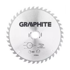 Диск відрізний GRAPHITE 250 x 30 мм, 40 зубів