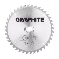 Диск відрізний GRAPHITE 300 x 30 мм 40 зубів