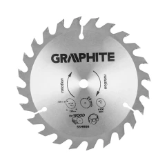 Диск отрезной GRAPHITE карбид кремния 150 x 10 мм 24 зуба Energy+