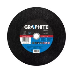 Диск відрізний по металу GRAPHITE 400 x 4.0 x 32 мм, 41 A24-T-BF (57H713)