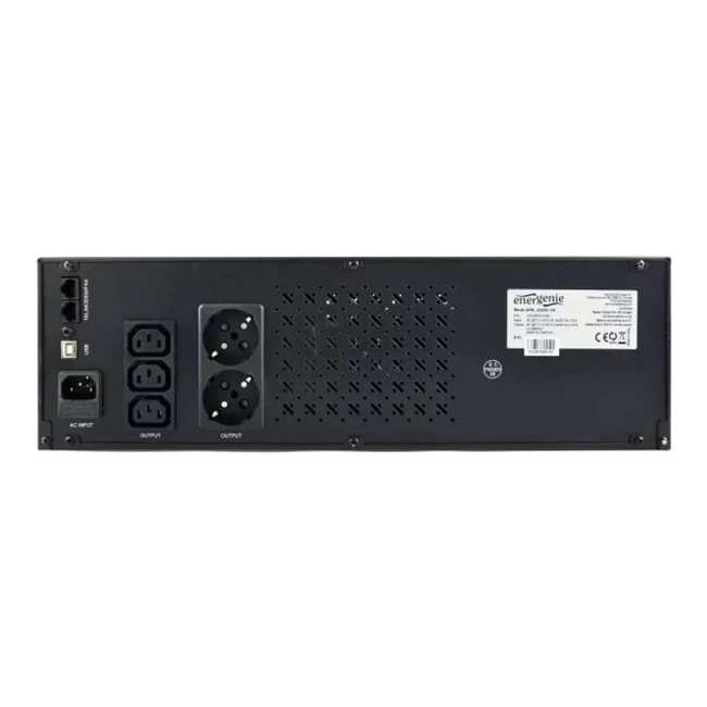 ДБЖ EnerGenie 2000VA LCD USB (UPS-RACK-2000)