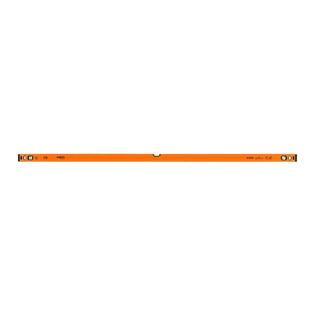 Рівень алюмінієвий NEO TOOLS, спиртовий S 300, 3 флакони, 180 см (71-137) Рівень алюмінієвий NEO TOOLS, спиртовий S 300, 3 флакони, 180 см (71-137)