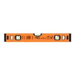Уровень алюминиевый NEO TOOLS, спиртовой S 300, 3 флакона, 40 см
