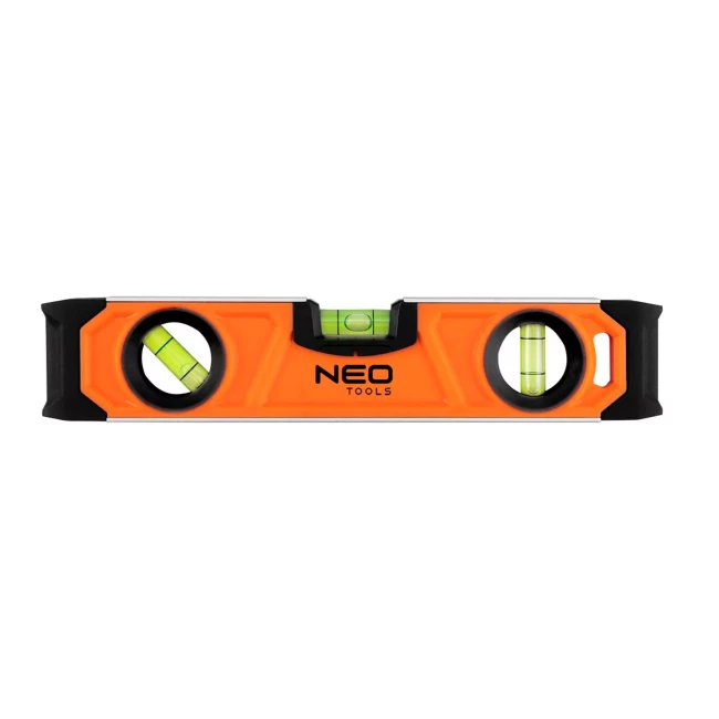 Уровень торпедообразный NEO TOOLS, спиртовый 230 мм, с магнитом (71-002) Уровень торпедообразный NEO TOOLS, спиртовый 230 мм, с магнитом (71-002)
