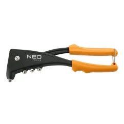 Заклепочник NEO TOOLS для стальных и алюминиевых заклепок 2,4/3,2/4,0/4,8 мм