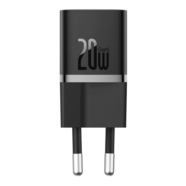 Зарядное устройство Baseus GaN5 FC mini 1C 20W черный (CCGN050101) Зарядное устройство Baseus GaN5 FC mini 1C 20W черный (CCGN050101)