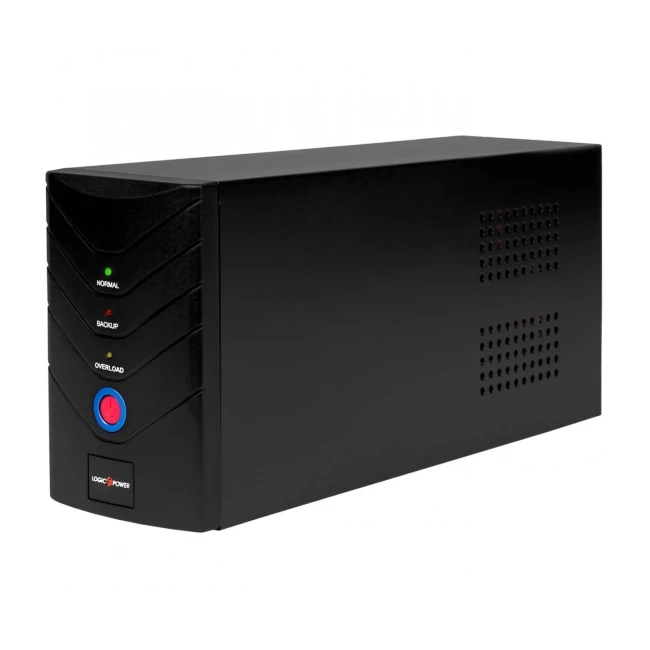 ДБЖ LogicPower LP 850VA, Lin.int., AVR, 2 x євро, метал (LP1212)
