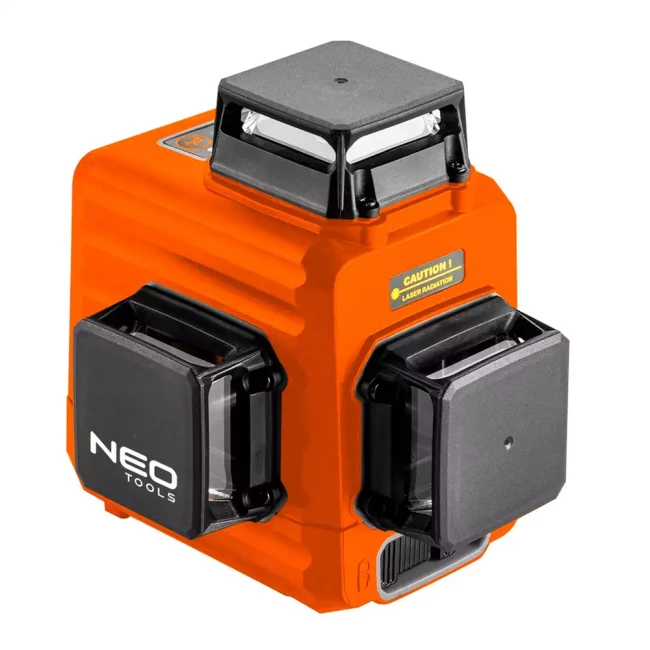 Лазерный уровень NEO TOOLS, 3D, красный, с чехлом и магнитным держателем (75-104)