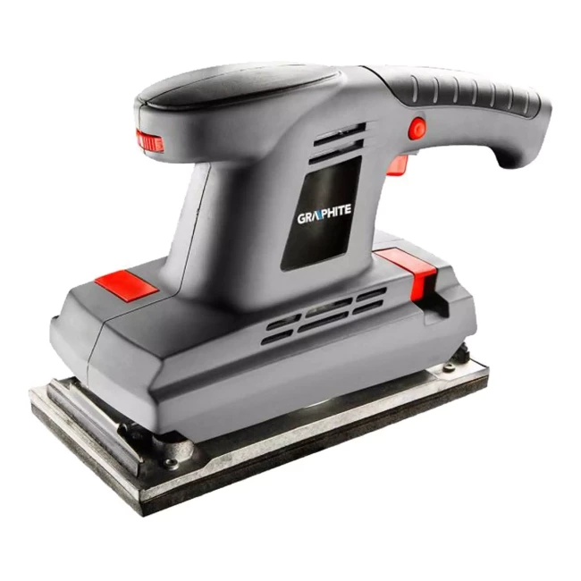 Машина шлифовальная вибрационная GRAPHITE 380 Вт, подошва 115 x 230 мм (59G323)