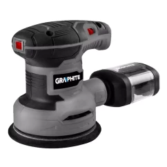 Орбітальна шліфувальна машина GRAPHITE 300 Вт, крок 125 мм (59G348)