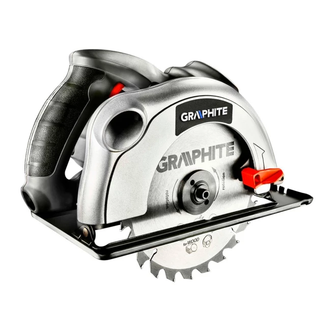 Пила дисковая GRAPHITE 1200 Вт, диск 185 x 20 мм (58G488) Пила дисковая GRAPHITE 1200 Вт, диск 185 x 20 мм (58G488)