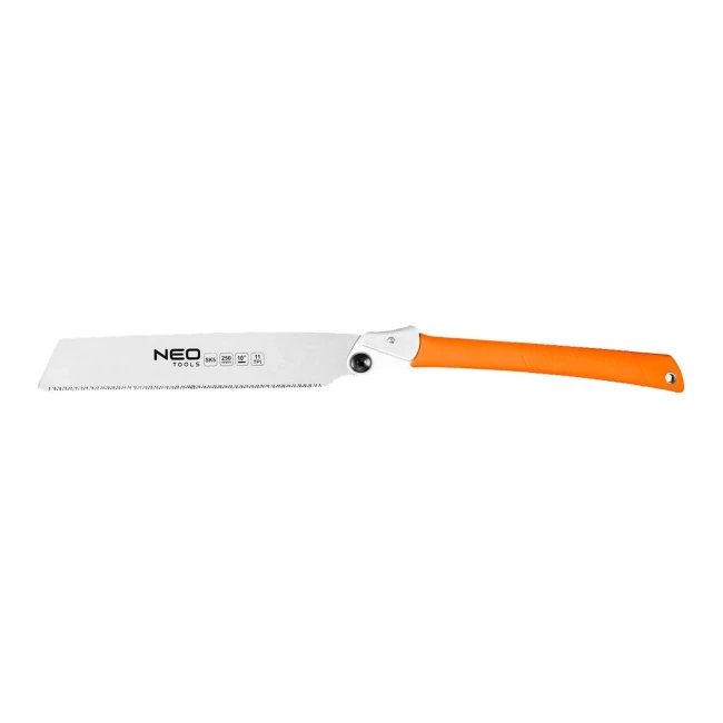 Пила японская NEO TOOLS для точной резки 11 TPI, широкая, складная (44-610)