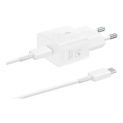 Мережевий зарядний пристрій Samsung 25W PD White (EP-T2510XWEGEU)
