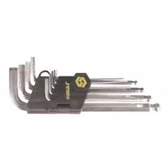 Ключи шестигранные SIGMA 9 шт 1/16-3/8" CrV средние (4022551)