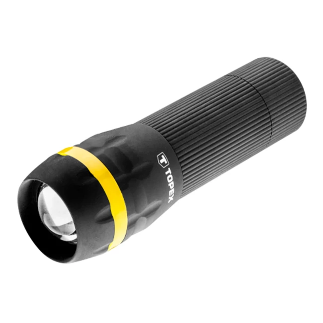 Фонарик TOPEX с зумом, 3xAAA, LED SMD (94W395) Фонарик TOPEX с зумом, 3xAAA, LED SMD (94W395)