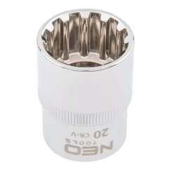 Головка змінна NEO TOOLS Spline 1/2" 20 мм