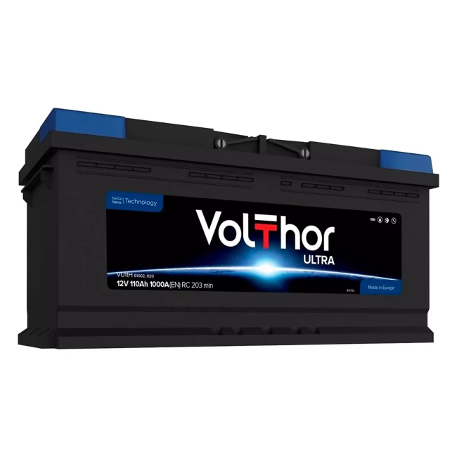 Грузовой аккумулятор VOLTHOR 6CT-110 АзЕ ULTRA VU11H (301010) (KH, HD)
