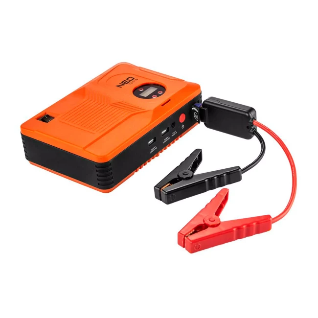 Пусковий пристрій NEO TOOLS "Jumpstarter" Power Bank 14Ah компресор (11-997)