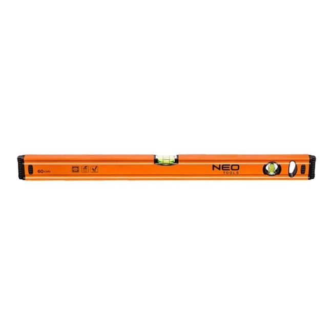 Уровень алюминиевый NEO TOOLS 60 см, 2 колбы (71-062)