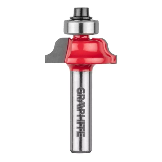 Фасонная фреза GRAPHITE с подшипником декоративная HM 25.7 x 9.7 мм длина 8 мм (56H238)